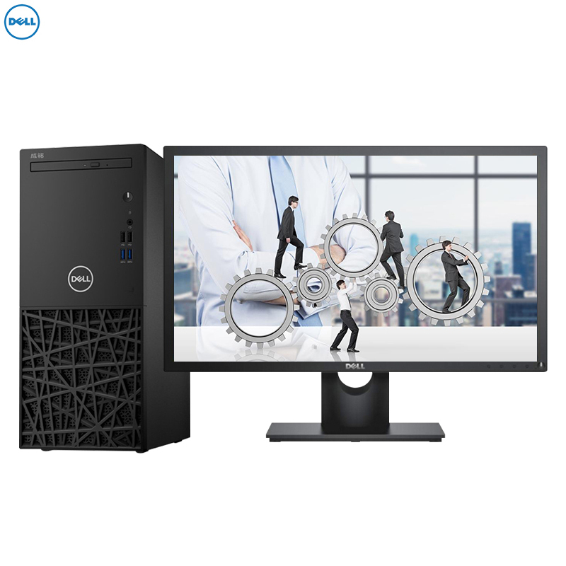 戴尔(DELL)成铭3980商用台式电脑 19.5英寸显示器(I5-8500 8G 1T硬盘 刻录 集显 W10H)商用办公 家用娱乐 性价比机 企业采购 学生用机高清大图