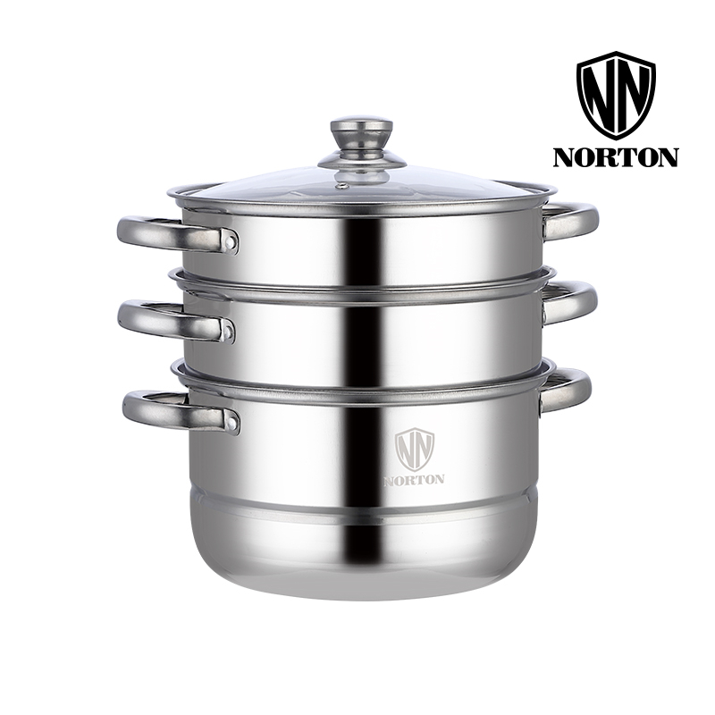 诺顿NORTON 欧克斯三层蒸锅26CM 2ZOKS026高清大图
