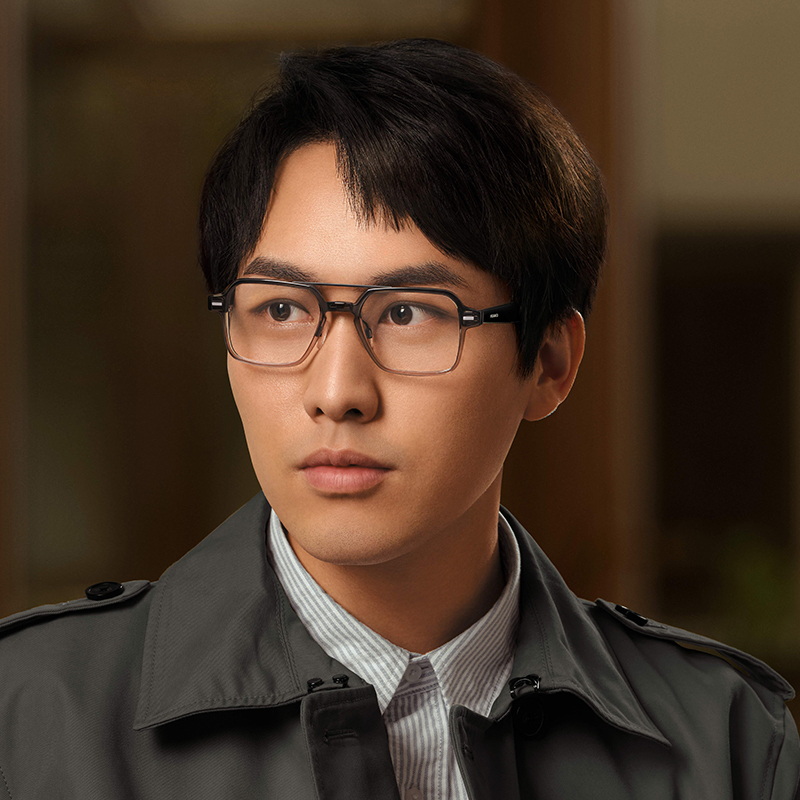 华为/HUAWEI Eyewear 华为智能眼镜 亮黑色 飞行员全框太阳镜 华为耳机 舒适佩戴 轻松连接 可更换镜框