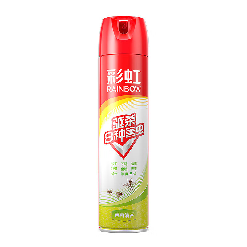彩虹 5212B-2 杀虫气雾剂600ml茉莉清香2瓶装高清大图