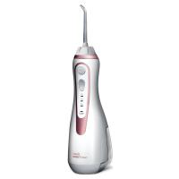 洁碧(Waterpik)冲牙器便携式水牙线洗牙器牙齿冲洗器家用冲牙器多喷头 正畸适用手持式小蛮腰 玫瑰金 GS9-14