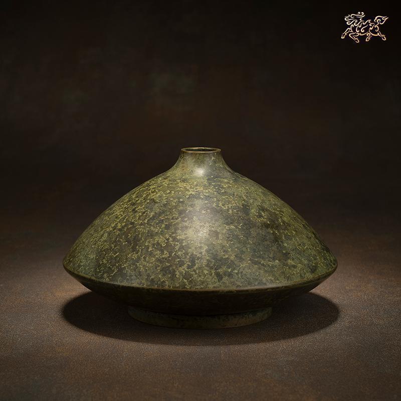 全铜摆件《高冈铜器之四寸独乐型》工艺品 饰品花瓶_417