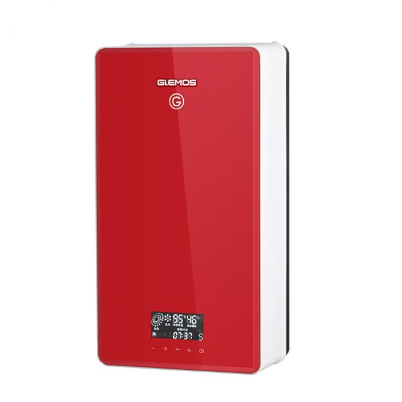 格林姆斯(GLEMOS)GS2-65A速热式电热水器 4G睿频双胆循环时间设定全智能恒温10升储水7000W 红色