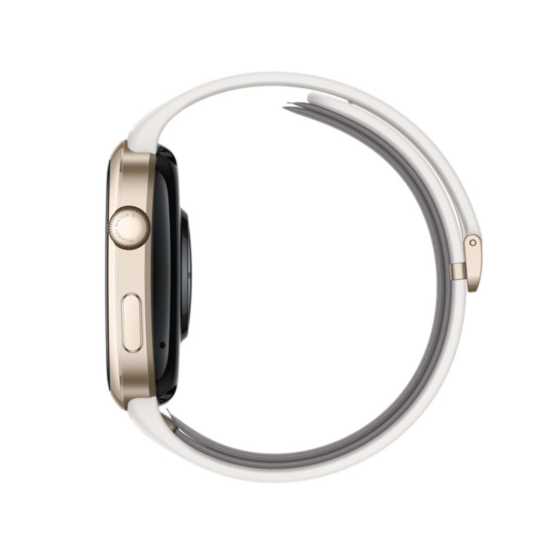 HUAWEI/华为 WATCH D2 腕部动态血压记录仪 幻夜黑铝合金表壳 黑色氟橡胶表带 动态血压监测 一键微体检 轻巧时尚高清大图