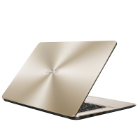 华硕(ASUS)商务本K505BP9000 AMD E2-9000 4GB 128GB固态 2GB独显15.6英寸轻薄学生商务笔记本电脑 金