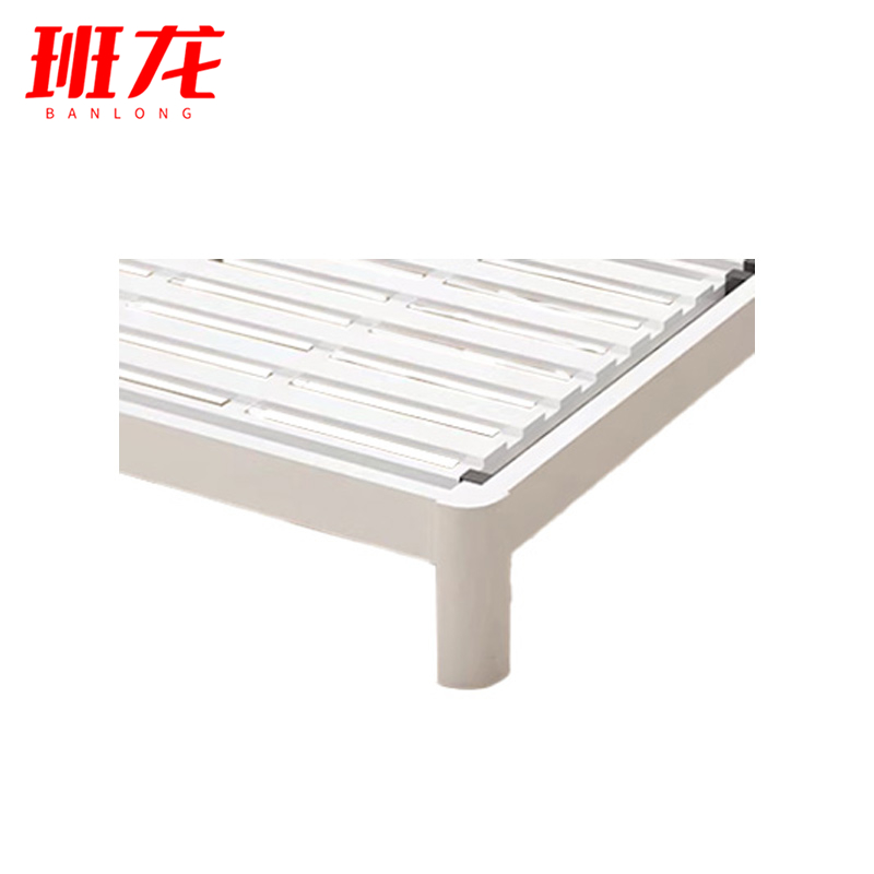 班龙单人床120*200cm+床垫白色套高清大图