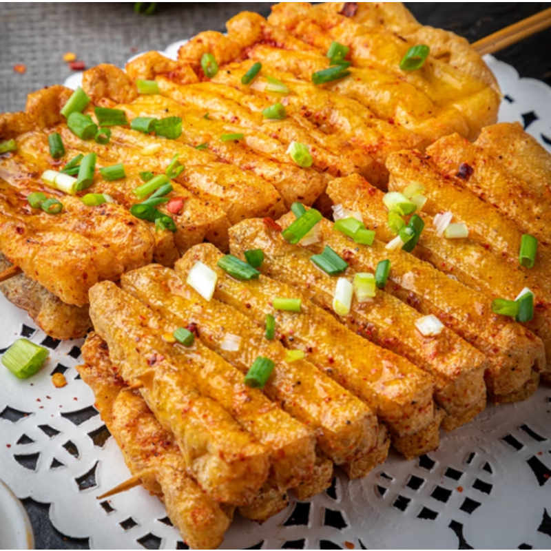 苏宁宜品兰花干500g豆腐串批发 火锅食材