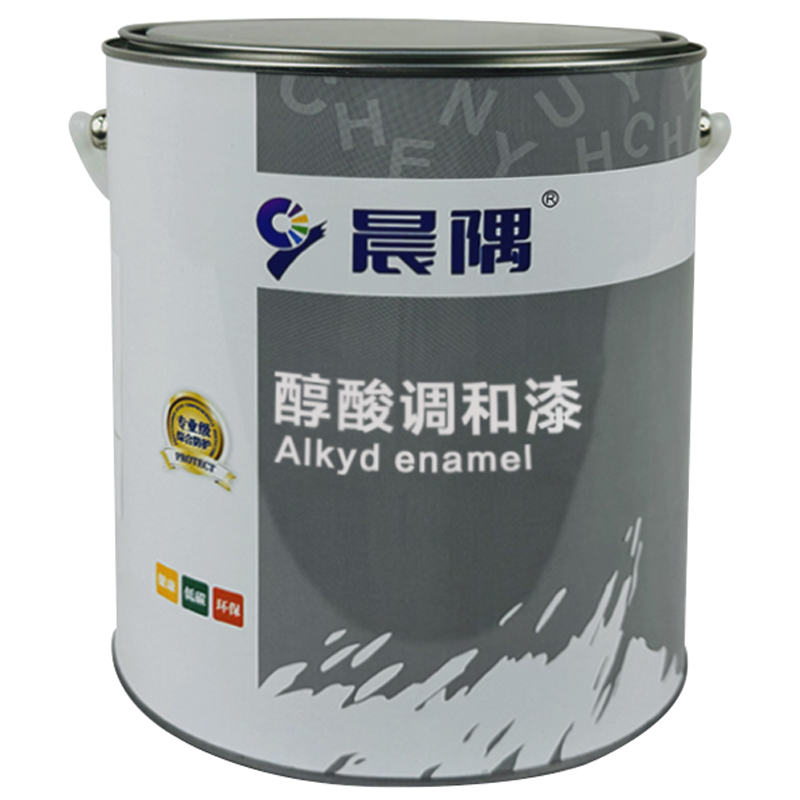 晨隅 醇酸调和漆 黄4kg/桶高清大图