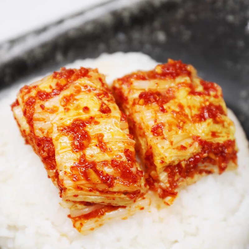 淳于府家用下饭菜泡面搭档腌菜榨菜韩式泡菜 辣白菜100g 8袋