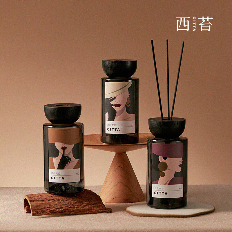 CITTA 莱茜木盖无火香薰 格拉斯风情110ml高清大图