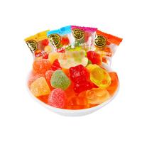 徐福记软糖果汁软糖橡皮糖混合口味500g儿童零食彩色QQ糖结婚喜糖散装批发
