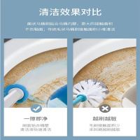 JAH可抛式一次性马桶刷套装家用无死角厕所刷子替换头清洁刷马桶