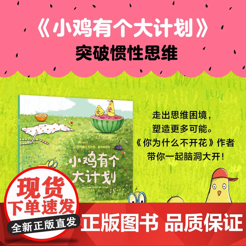 小鸡有个大计划 反内耗绘本全套5册 儿童故事绘本3到6岁 幼儿园故事书适合大班中班幼儿阅读的早教绘本图画书睡前故事中信出高清大图