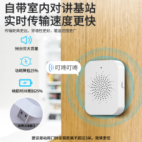 [苏宁宜品]可视门铃720P高清镜头120°大广角超长续航远程实时查看白色