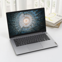 联想(Lenovo)IdeaPad14 2022款 14英寸笔记本电脑(R5-5500U/8G/512G/集显) 窄边框高清屏幕 办公学习 网课本 轻薄本