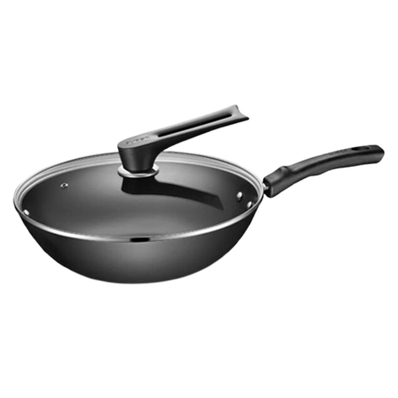 苏泊尔铸铁不易锈健康无涂层铁锅30cm炒菜锅EC30LF01