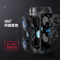 先科(SAST)ST-1005广场舞音响 蓝牙音箱 360°环绕声场便携式移动户外音响 大功率电池KTV扩音器带麦克风