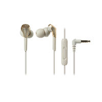 Audio Technica/铁三角 ATH-CKS550XIS 香槟金 重低音手机通话入耳式耳机