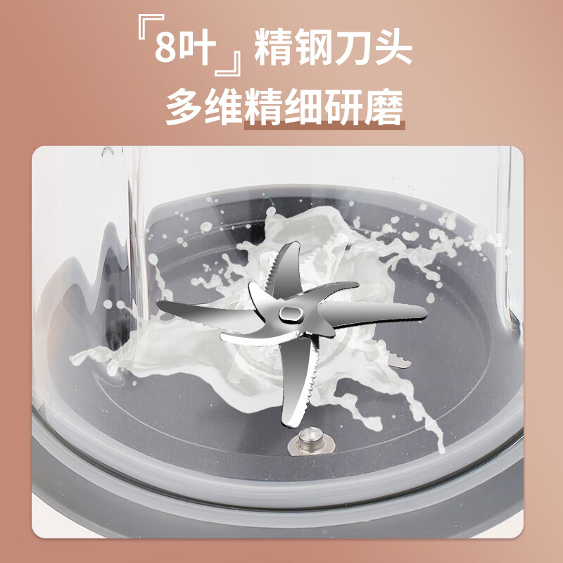 荣事达(Royalstar)静柔音破壁机家用豆浆机加热全自动榨汁机搅拌机降噪果汁机料理机米糊辅食机RZ-535Q高清大图