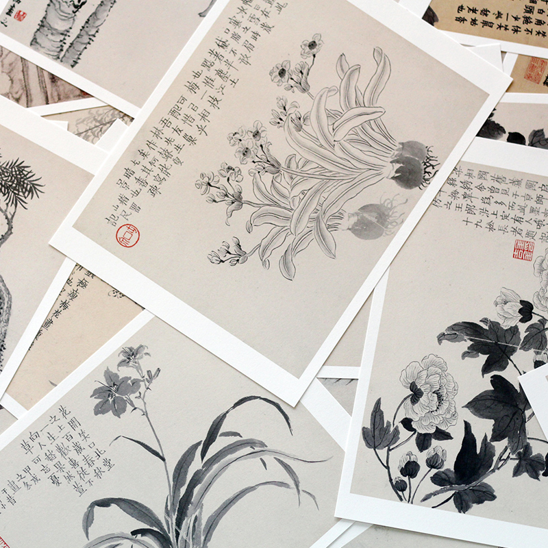 [正版]出类艺术画片集 金农II 历代名家经典中国画册页礼盒装文艺唯美世界名画装饰画版画创意送礼鉴赏收藏小清新明信片高清大图
