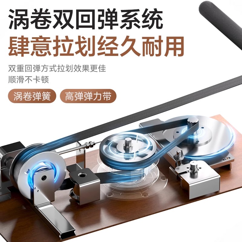 舒华划船机家用水磁双阻可折叠智能调阻健身器材有氧划船器R920高清大图