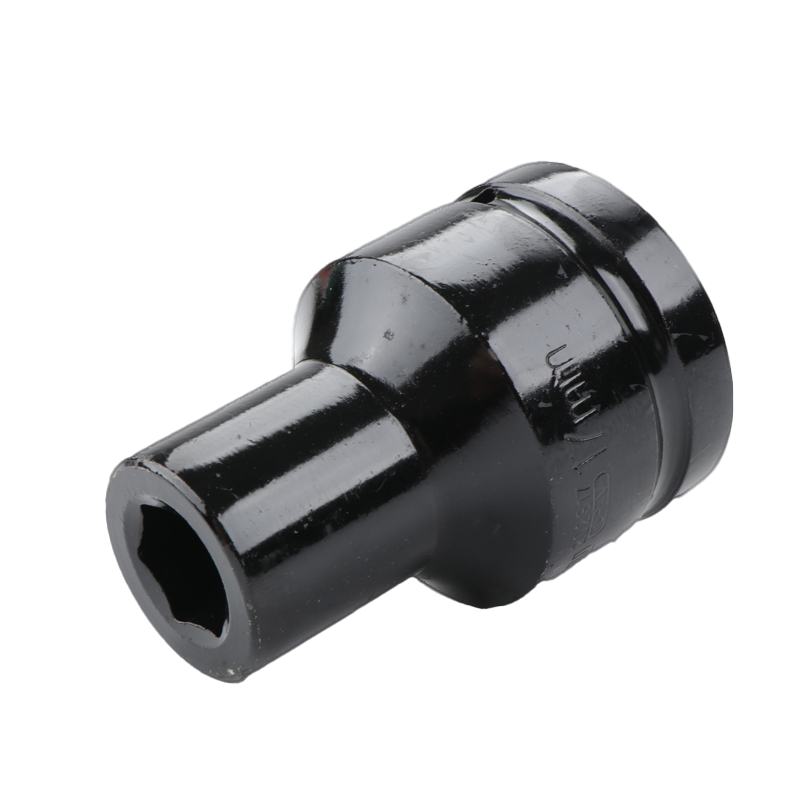 Changlu/长鹿1寸套筒25mm大风炮用六角拆四角螺栓风动气动套筒 【33mm】 黑色 33mm