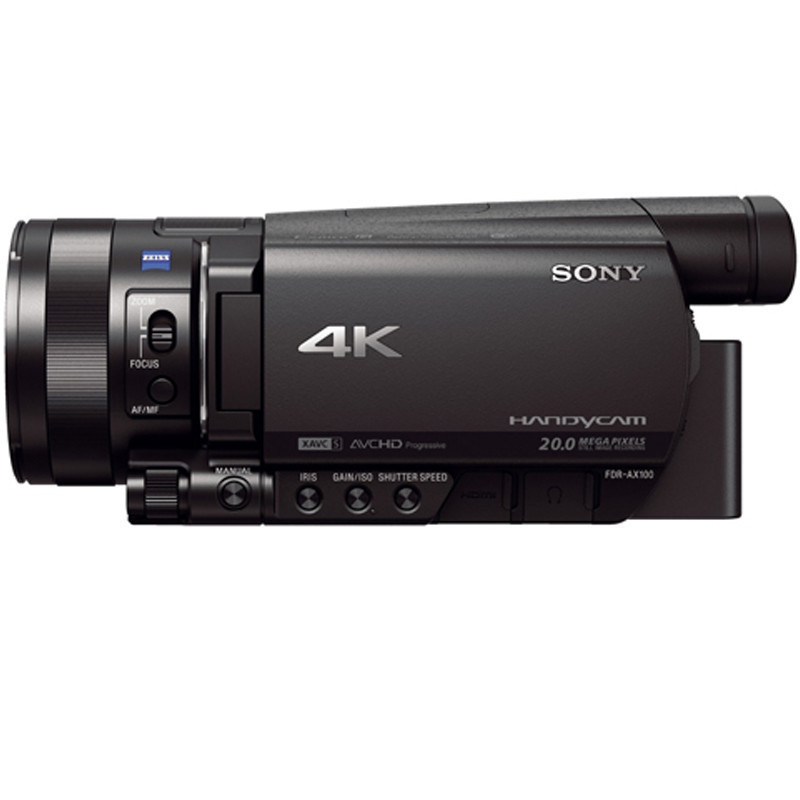 索尼(SONY) FDR-AX100E 4K数码摄像机(含三脚架+包)