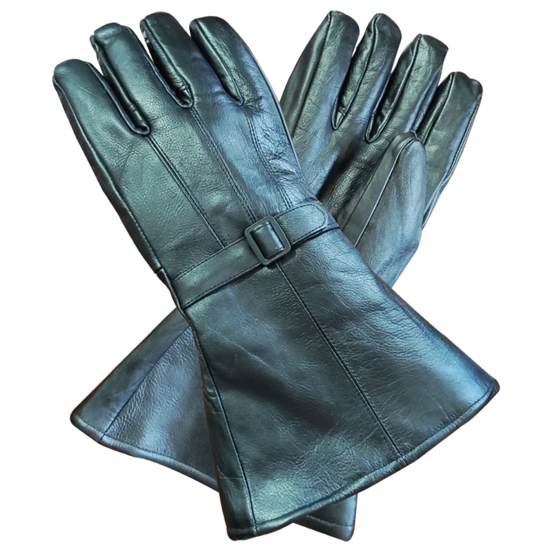 铂识 拼接牛皮手套 均码 双高清大图