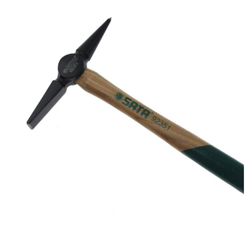 工具库 世达SATA 胡桃木柄焊工除渣锤 0.6磅 92351