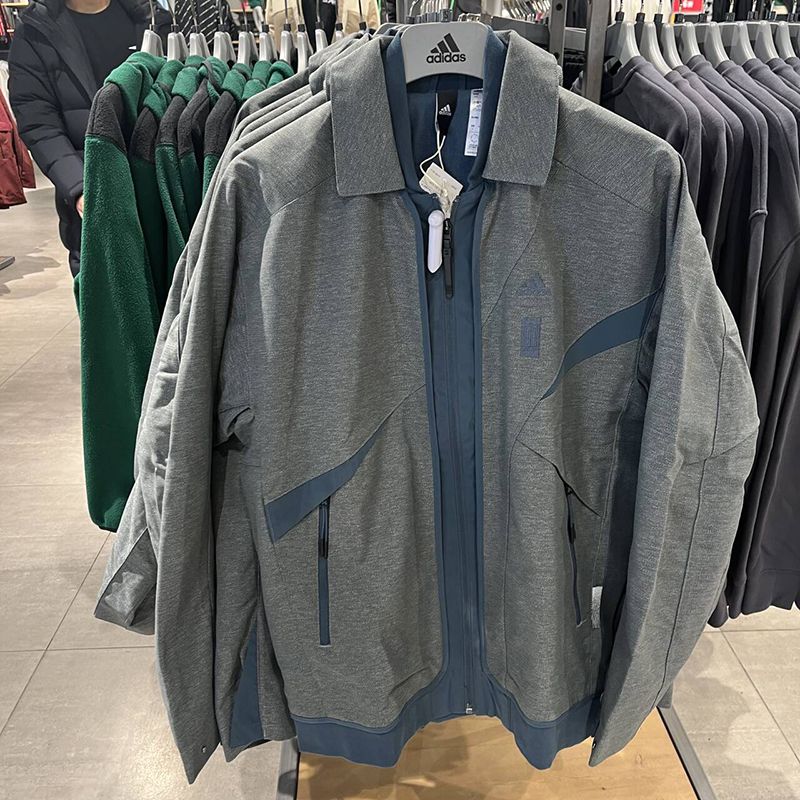 adidas/阿迪达斯外套男翻领运动服训练夹克休闲外套HY5846 D HY5846 2XL