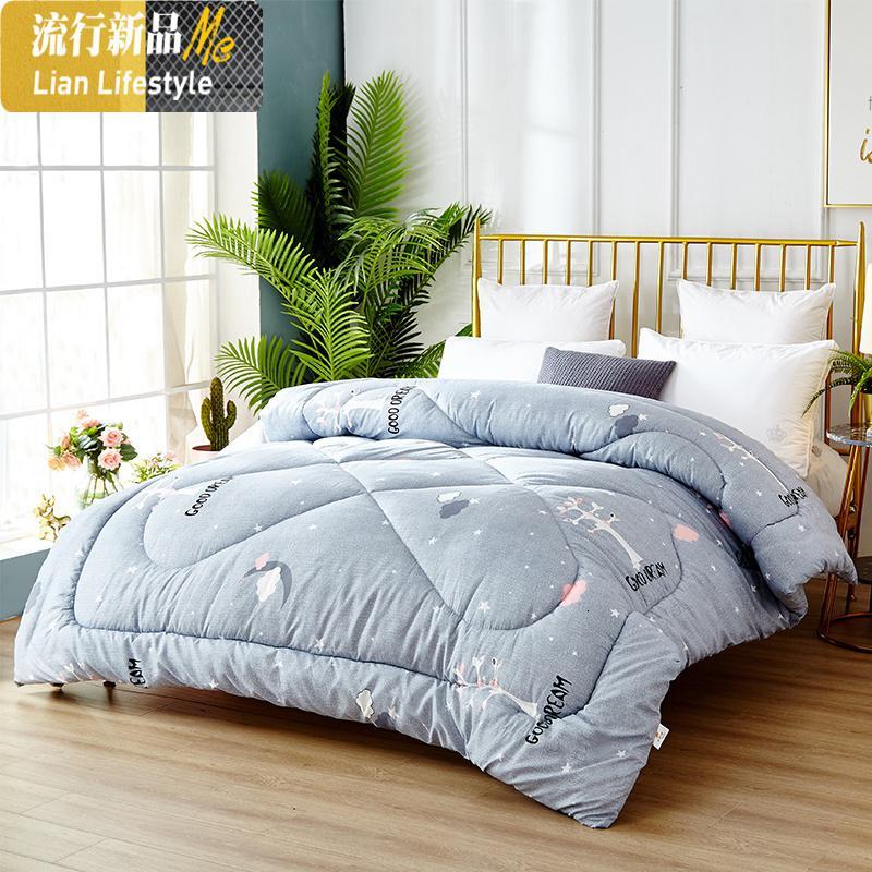 被子冬被单人学生宿舍春秋加厚保暖棉被褥空调被芯1.5米m四季通用 三维工匠