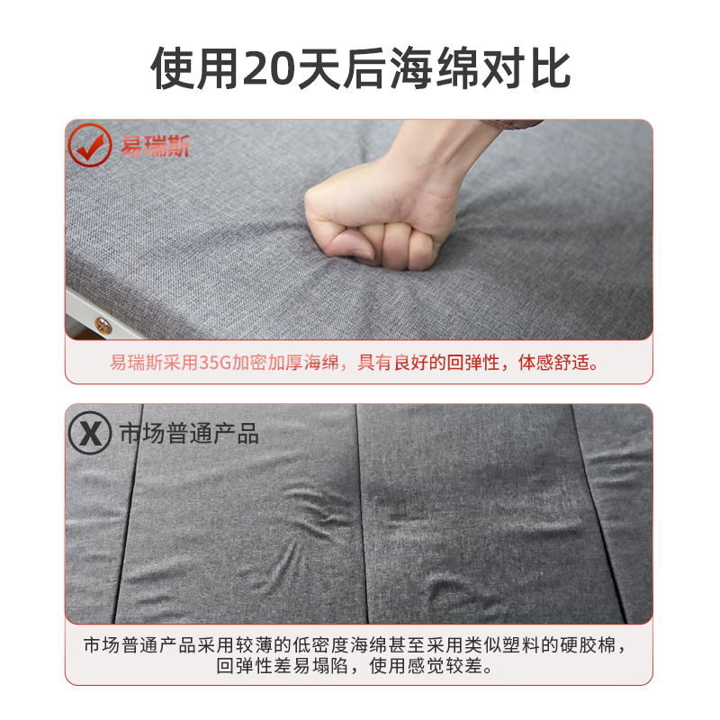 易瑞斯(Easyrest)折叠床四折床单人午睡小休陪床