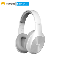 Edifier/漫步者 W800BT 立体声蓝牙无线耳机音乐电脑手机头戴式运动耳麦 珍珠白