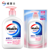 威露士(Walch) 健康抑菌 倍护滋润 洗手液 525ml+袋装250ml (单位:袋)