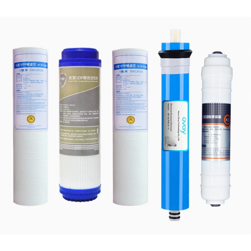 BTSM 净水器滤芯 纯水机通用全套五级直饮净水机过滤器10寸家用PP棉