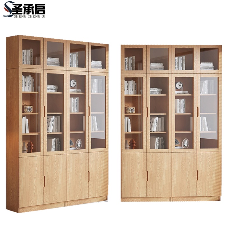 圣承启 落地书柜 四门台高清大图
