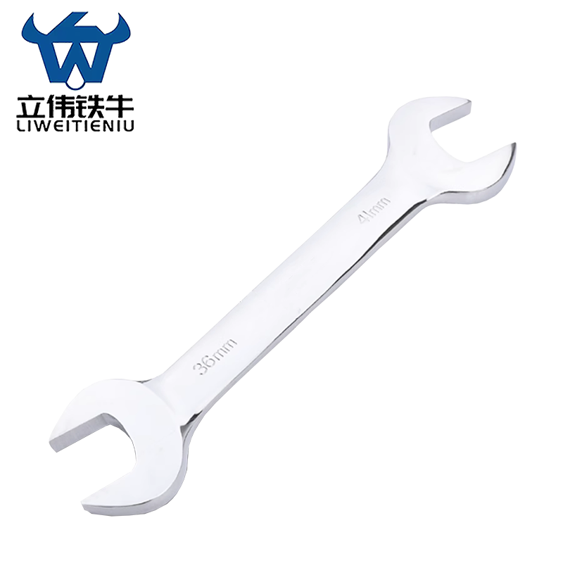 立伟铁牛镜面双开扳手36×41mm/把高清大图