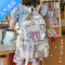 封后书包女韩版高中日系森系小学生大容量可爱扎染背包初中生双肩包学生书包
