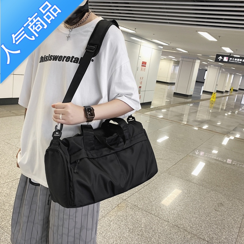 封后旅行包女手提行李袋运动训练健身包瑜伽包干湿分离男士出差斜挎包