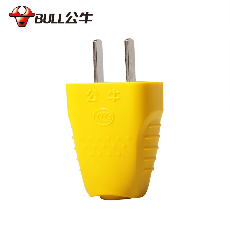 (DT)公牛(BULL) GNT-10L4 插头 单相两级可拆插头 摔不烂系列 250V10A(计价单位:个)