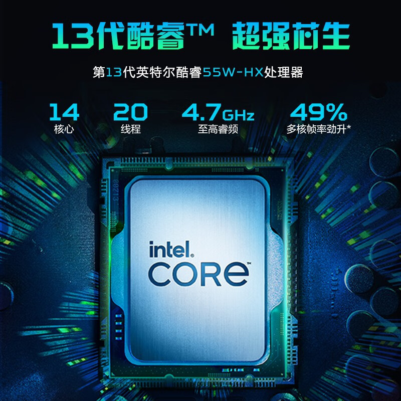宏碁(acer) 2023新款掠夺者擎Neo暗影骑士Pro游戏笔记本电脑13代酷睿高端发烧电竞本骨灰玩家级165hz 新13代13500HX-32G 1T RTX4050 6G独显