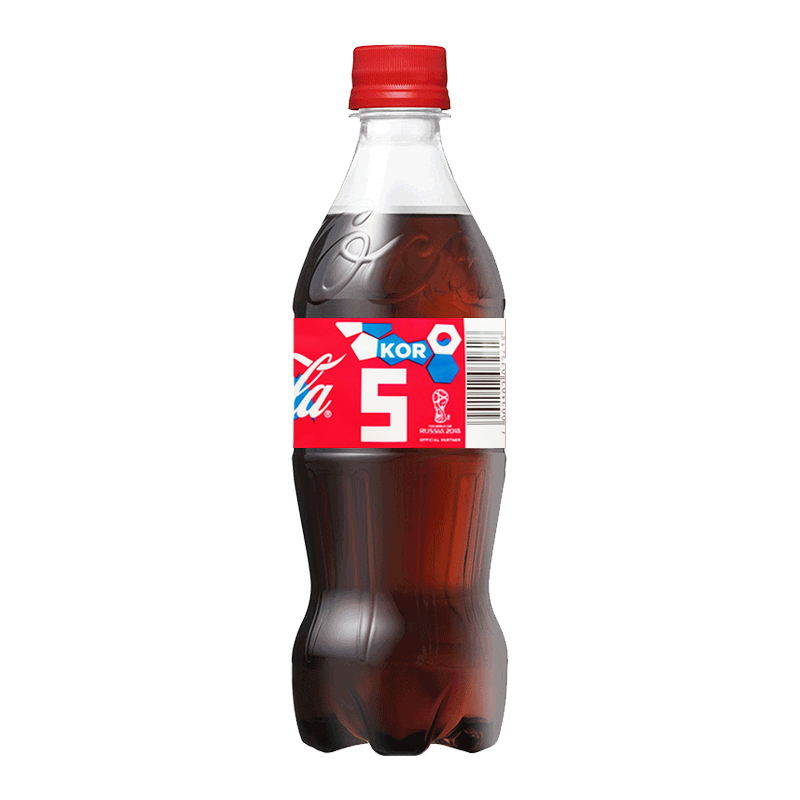 可口可乐(cocacola)世界杯 32国参赛国版瓶装可乐 普通版 500ml