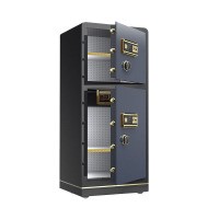 鑫金虎 保险柜双门家用指纹密码650*550*1500mm加厚款