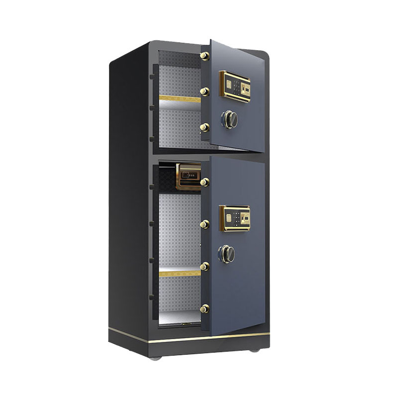 鑫金虎 保险柜双门家用指纹密码650*550*1500mm加厚款