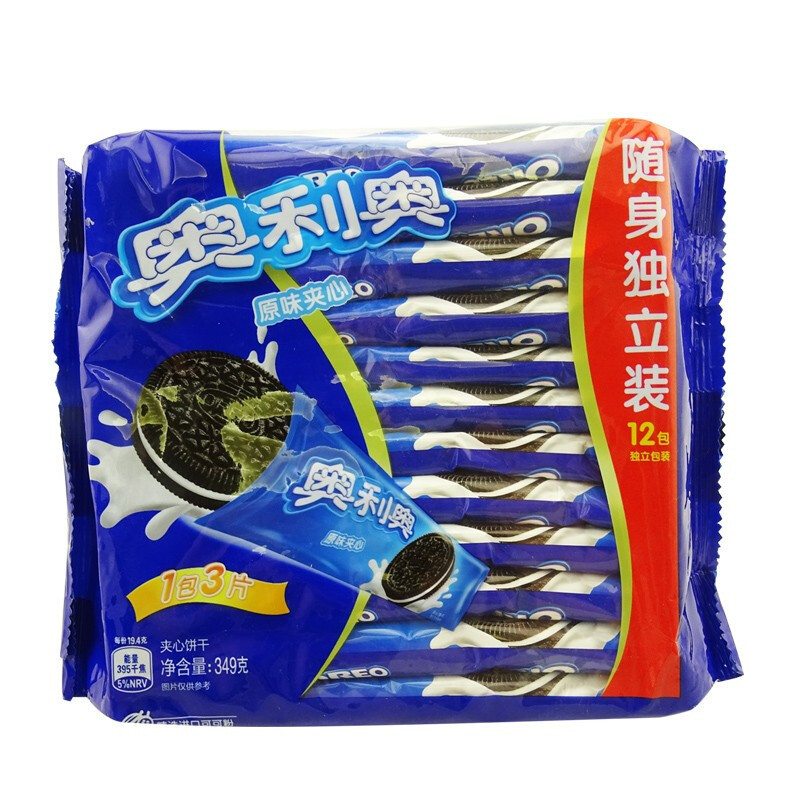 奥利奥夹心原味349g 饼干
