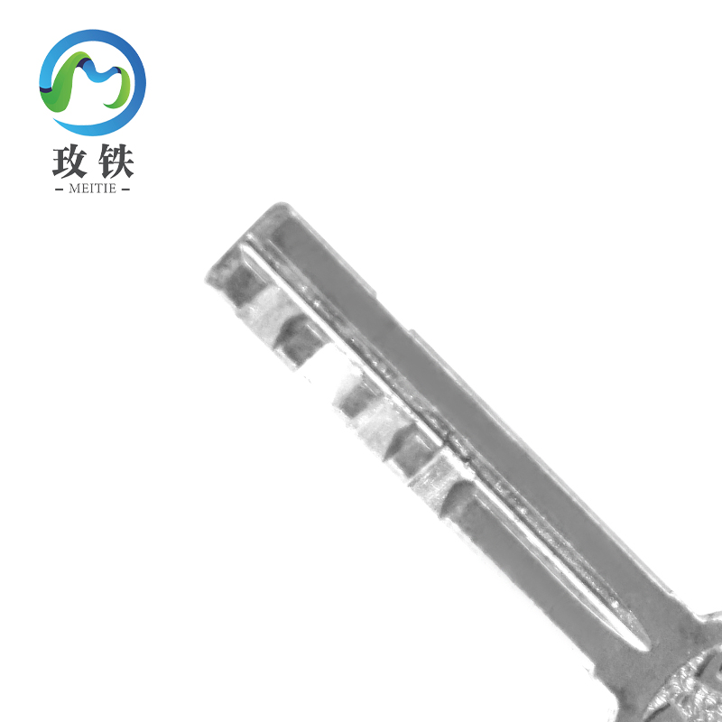 玫铁304不锈钢挂锁配1把钥匙40长梁(通开)把高清大图