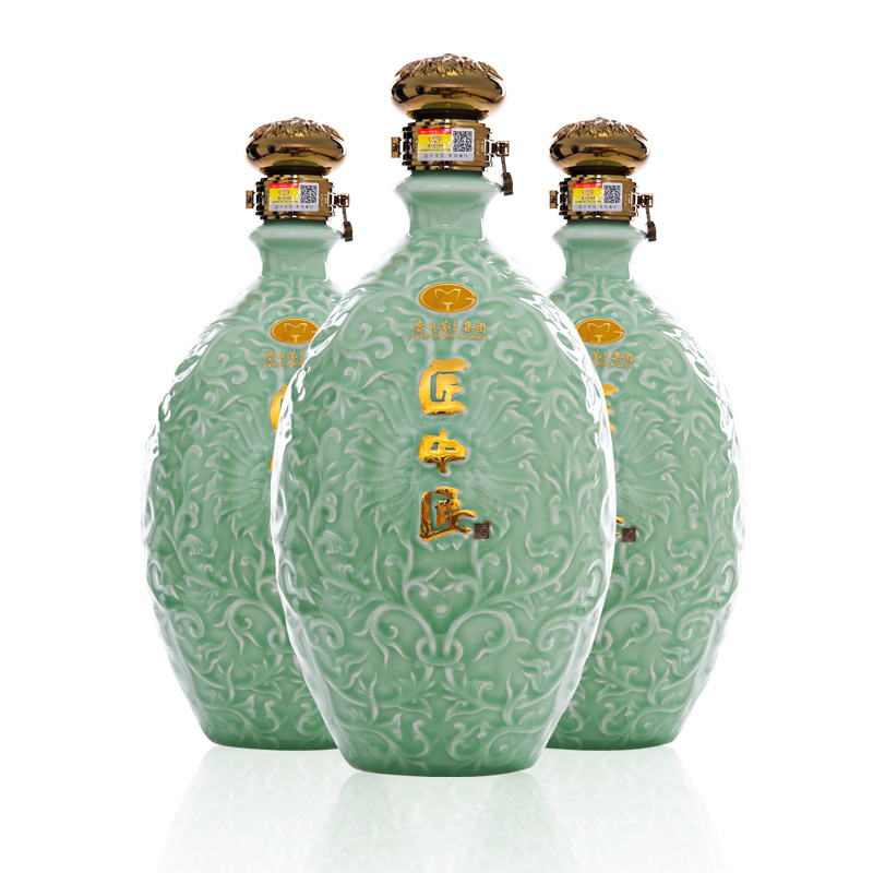 茅台集团白金酒匠中匠梅瓶青瓷白酒酱香型53度白酒5斤坛装 高端礼品酒