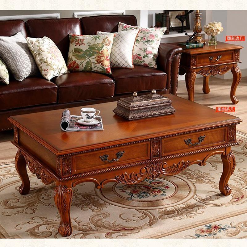 森美人沙发边几北欧式角几美式实木客厅边桌轻奢边桌小茶几复古家用方几
