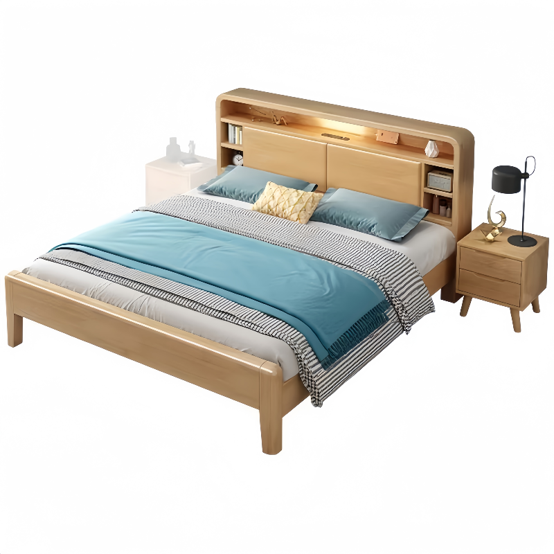 悦兴诚职员床1200mm+10cm床垫+1柜组高清大图