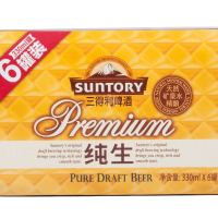 三得利啤酒(Suntory)纯生 330ml*24罐 整箱装